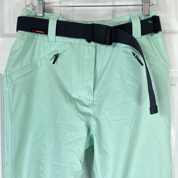 KARBON Girls youth Ride snow ski pants with belt buckles size 14 - Picture 3 of 8